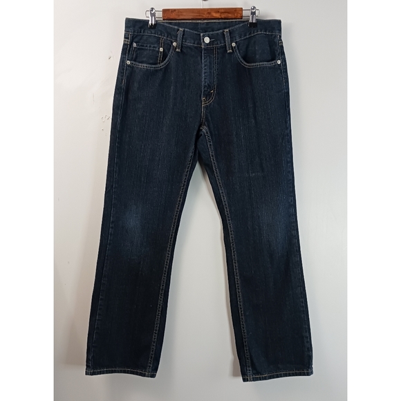 Levi's 559 Men's Jeans Size W34 X L30 Straight Leg Dark Wash - Picture 1 of 9